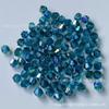[Série de chapeamento azul de meia estrela] Swarovski elemento bordado artesanal diy acessórios material vidro duplo pontiagudo cristal
