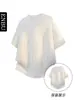 Suéter Informal de Punto Jacquard de Manga Corta con Cuello Redondo para Hombre de Verano Enbu para Adolescentes, Top de Media Manga Estilo Old Money