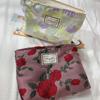 Bolsa de cosméticos de jacquard bordado de rosa, bolsa de almacenamiento de cosméticos, bolsa de almacenamiento, temperamento, vintage, bolsa de tela