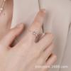 Anillo de plata fina Chen Mo plata esterlina anillo de diseño de nicho de moda Perla Coreana joyería roja de red al por mayor