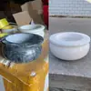 Incensário de Pedra Esculpida para Cemitério, Mármore de Pedra Natural, Vaso Leão para Exterior, Cemitério Esculpido para Exterior