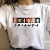 Camiseta de Mujer AVENGERS parodia historia de terror amigos FriendsCuello redondo