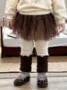 Conjunto de Otoño para Niña 2026 Nuevo Estilo Sudadera de Conejito Falda de Malla Leggings Conjunto de Dos Piezas Ropa para Bebé Niña