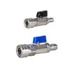 Mangueira de Pistola de Água para Máquina de Lavar Carro de Alta Pressão Transfronteiriça Material de Aço Inoxidável Conector Rápido 3/8 Válvula de Esfera Acessórios de Interruptor de Porta