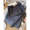 Falda lápiz nueva, moderna y favorecedora para cuerpo tipo pera 2025, que cubre las caderas, estiliza, falda profesional