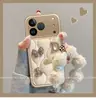 Adequado para Capa de Celular Apple 17Promax Completa Anti-Queda Nova Capa de Celular Iphone17Air Urso de Metal