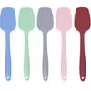 Juego de Espátula y Cuchara de Cocina de Silicona, Espátula Especial Resistente a Altas Temperaturas para Ollas Antiadherentes, Espátula de Cocina de Grado Alimenticio
