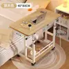 Mesita de noche, mesa móvil de altura ajustable, mesa de computadora para dormitorio, escritorio simple para el hogar, mesa de estudio para dormitorio estudiantil, mesa de computadora