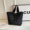 Bolsa de Ombro Grande Capacidade Estilo Coreano Moda Tendência deste Ano para Mulheres 2026 Verão Versátil Bolsa Tote Estilo Ins