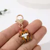 Nuevo llavero colgante de gato de dibujos animados de animales, colgante lindo para pareja, decoraciones creativas para bolsos, regalos navideños