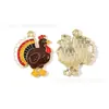 Accesorios de Joyería para Acción de Gracias DIY Pavo Erizo Búho Colgante de Aceite Goteando Aleación Cadena de Teléfono Móvil Colgante de Llavero