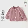 Cardigã de Tricô de Outono para Bebê, Jaqueta Infantil de Manga Longa para Primavera e Outono, Roupa Externa Elástica, Roupa Casual, Blusa Simples e Versátil