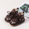 Zapatos de hombre y mujer bebé primavera y otoño nuevos zapatos de cuero bebé suela de goma suave antideslizante casual zapatos para niños BMB3235