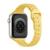 Adecuado para correas de Apple Watch iWatch S12/S10/9/8/Ultra3/Se Cintura Pequeña Correa de Reloj de Silicona de Tres Perlas