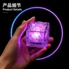 Luces de Cubitos de Hielo LED de Colores que Parpadean y se Encienden al Contacto con el Agua, Luces de Cubitos de Hielo para Baño de Bebé, Juguetes Luminosos para Juegos de Agua para Niños