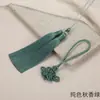 Borlas de Nó Chinês Bicolor, Borlas de Dois Tons para Pendurar no Carro, Acessórios de Vestuário, Pingentes de Couro, Grande Quantidade, Excelente Preço, Borlas