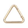 Gancho para Bolso con Hebilla Triangular de Aleación, Anilla Abierta Triangular, Gancho de Anilla de Resorte para Llaves de Metal, Aleación de Zinc para Bolsos
