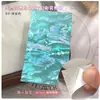 Hanbei Piezas de Concha Natural Pegatinas para Uñas Hoja Completa Patrón Colorido Pegatinas Suaves Soporte Adhesivo Material DIY Decoraciones