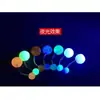 Piercing de Umbigo de Aço Inoxidável Transfronteiriço Argola de Umbigo com Bola Acrílica Luminosa Piercing Simples de Moda com Rosca Joias Atacado