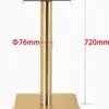 Fabricante Original de Pernas de Mesa Banheadas a Titânio de Aço Inoxidável, Suportes de Mesa de Jantar de Luxo Leve e Realiza Projetos de Jantar para Restaurantes para Comércio Transfronteiriço