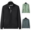 Tops Casuais Masculinos de Primavera e Outono 2022, Novos Jaquetas da Moda Workwear com Gola Alta de Outono por Atacado