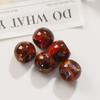 Cuentas sueltas ovaladas de 16 mm de colores frescos y florecientes con agujeros, pulsera de resina con cuentas para hacer tú mismo, accesorios de joyería para hacer tú mismo.
