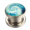 AliExpress deseo acero inoxidable rosca redonda gota de aceite aurícula expansor de oreja perforación humana joyería de oreja al por mayor