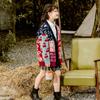 Cárdigan Jacquard Tejido de Largo Medio para Niñas Primavera y Otoño 2025 Otoño Nueva Ropa para Niños Chaqueta Suéter para Niños