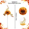 Amazon transfronterizo purpurina calabaza artificial individual fruta artificial girasol de Acción de Gracias flor artificial accesorio decorativo