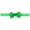 Diadema Infantil de Color Sólido con Lazo de Venta Caliente Transfronteriza Diadema para Bebé de Color Caramelo Accesorio para el Cabello de Cinta Acanalada Nudo Plano 644