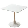 Mesa Redonda Pequeña Blanca de Comedor Tulipán y Silla ins Balcón Apartamento Pequeño Sala de Estar Dormitorio Mesa de Café de Negociación de Ocio Combinación