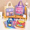 Bolso de mano Hangsu original color dopamina para niños, lindo, de alta apariencia, bolsa de almacenamiento, bolsa de embalaje para regalo de vacaciones