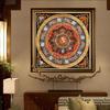 Transfronterizo DIY nuevo sala de estar Tíbet thangka pintura de diamantes mandala dormitorio punto de cruz ladrillo pintura de diamantes al por mayor