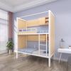Cama de Litera para Viajes Juveniles, Estancia en Casa, Cama de Apartamento, Dormitorio de Estudiantes, Litera y Cama de Madera Maciza