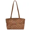 Bolso de Mano Estilo Fresco Tendencia Transfronteriza Bolso Tote Bolso de Mujer Nuevo Estilo Otoño 2026 Lunares Bloque de Color Bolso de Hombro Único Bolso de Hombro para Viajes Diarios