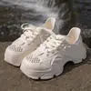 LT-8155 Sapatos de Pai com Solado Grosso e Furos Sapatos de Verão Femininos para Usar por Cima Respiráveis Antiderrapantes com Cadarço Sapatos com Furos Sandálias para Atravessar Água Masculinos