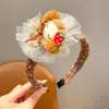 Diadema de Tejido de Lana para Niños Muñeco de Tela Perro de Nariz Larga Diadema para Niña No Aprieta la Cabeza y No Presiona el Cabello Accesorio para la Cabeza de Niña