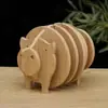Posavasos Creativo Nanzhu Almohadilla Aislante Mantel de Madera para Mesa de Comedor Salvamanteles Antiescaldaduras y Resistentes a Altas Temperaturas Esterilla para Platos Esterilla para Platos del Hogar Esterilla para Tazones