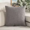 Lino Engrosado Doble Cara Color Sólido Simple Almohada Grande de Tiro Cubierta de Respaldo para Ventana de Bahía Oficina Dormitorio Sala de Estar Sofá Coche Soporte Lumbar