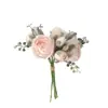 Buquê de Lótus Simulados de 10 Cabeças, Flores Artificiais para Fotografia, Decoração de Casa, Buquê de Noiva