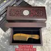 Caja de Empaque para Peine de Madera, Caja de Regalo para Collar de Joyería, Caja de Almacenamiento para Pasadores y Palillos, Caja de Madera para Exhibición de Colgante de Coche de Artículo Coleccionable