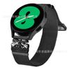 Pulseira de metal milanesa de aço inoxidável para Samsung Huawei Universal 20mm Butterfly Belt Drill Milanese