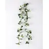 Colgante de pared Tigre trepador decoración de tubería de agua de hoja perenne tubería planta verde interior ratán y GE pared artificial simulación bloqueo