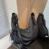 Bolso Bandolera de Cuadros de Gran Capacidad Tipo Dumpling para Mujer 2025 Nuevo Versátil Moda Bolso de Hombro Bolso para Estudiante
