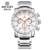 Reloj Luminoso Resistente al Agua de Moda Multifuncional para Hombre Meiger Modelo 3008G¿Tiene un estilo de carreras, no es así?