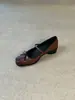 Zapatos Mary Jane Estilo Ballet Artístico Vintage Chuyuji para Mujer, Nueva Colección Otoño, Punta Cuadrada, Moño, Correa Única, Planos de Boca Baja