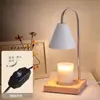 Lámpara de Aromaterapia de Lirio del Valle, Lámpara para Derretir Cera, Lámpara de Mesita de Noche Retro Francesa para Dormitorio, Luz Ambiental Decorativa para el Hogar, Lámpara de Mesa con Fragancia sin Llama