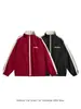 Directo de Fábrica Retro Doble Cara Impermeable Cuello Chaqueta Hombres Marca de Moda Holgada Pareja Versátil Casual Deportiva