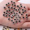 Girasol Seleccionado Cuidadosamente Cosido a Mano Flor de Placa de Flor de Diamante Redondo de Garra de 8 mm Pedrería DIY Ropa Diamante de Color Broche Accesorios Decorativos