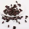 Cuentas de Madera Pequeñas Sueltas de Forma Ovalada de Arroz con Agujero Recto de Colores para Cadena de Teléfono Hecha a Mano DIY Materiales para Bisutería Accesorios